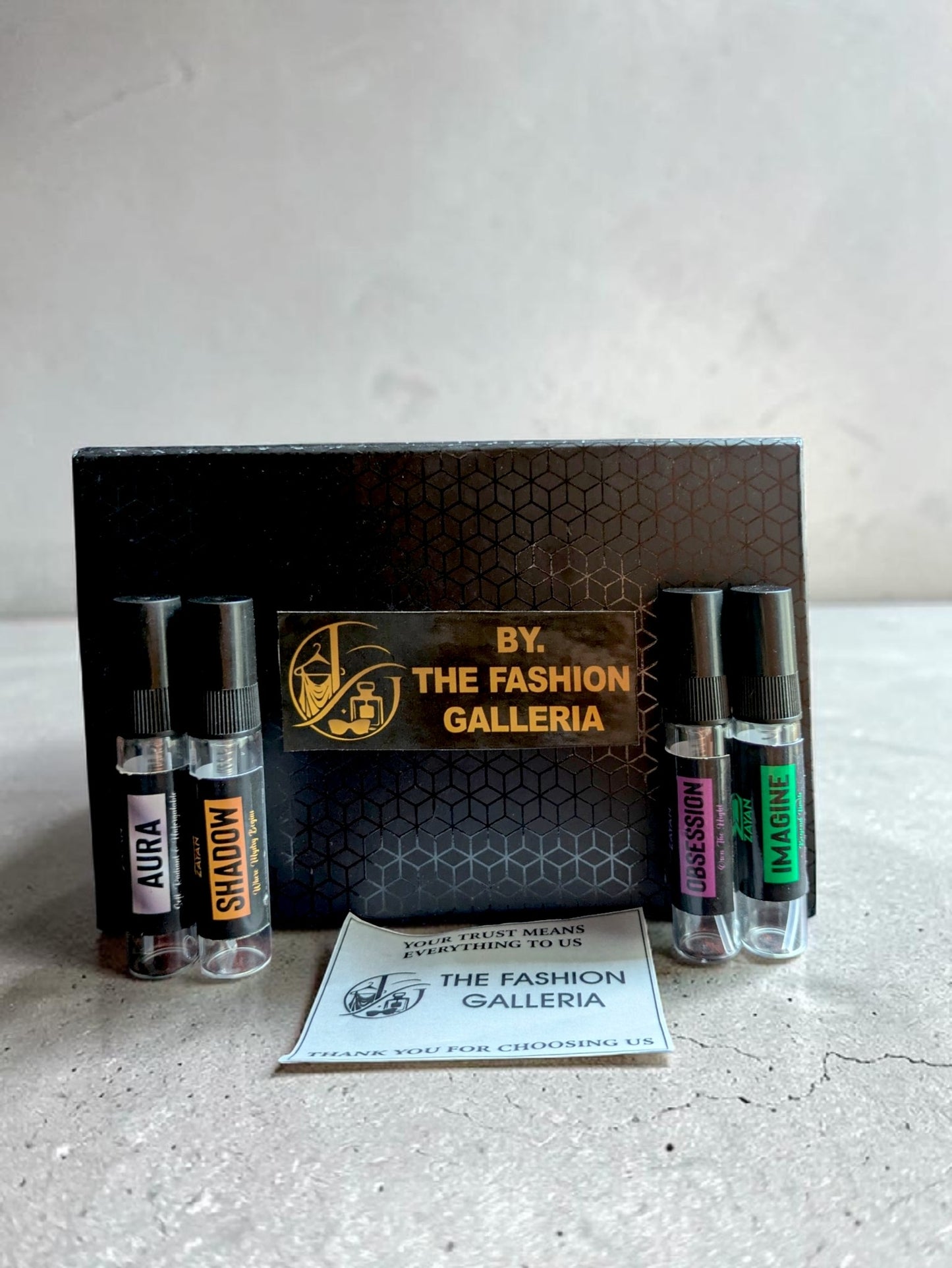 ZAYAN Luxury Fragrance Discovery Set (Unisex) – 4-Piece Premium Perfume Collection