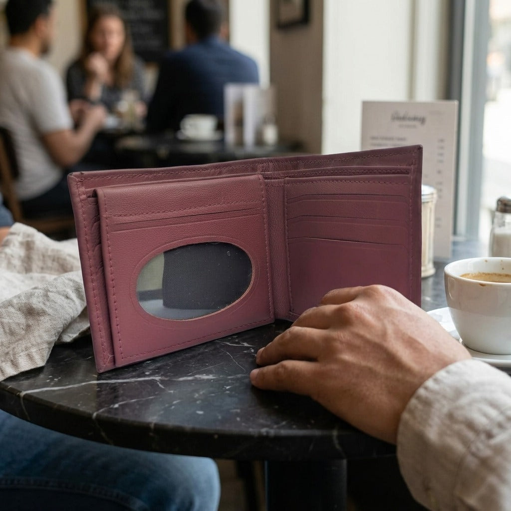 THE TFG Heritage Croc-Embossed Leather Wallet