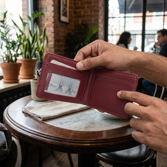 The TFG Burgundy Bifold | The Sovereign Collection