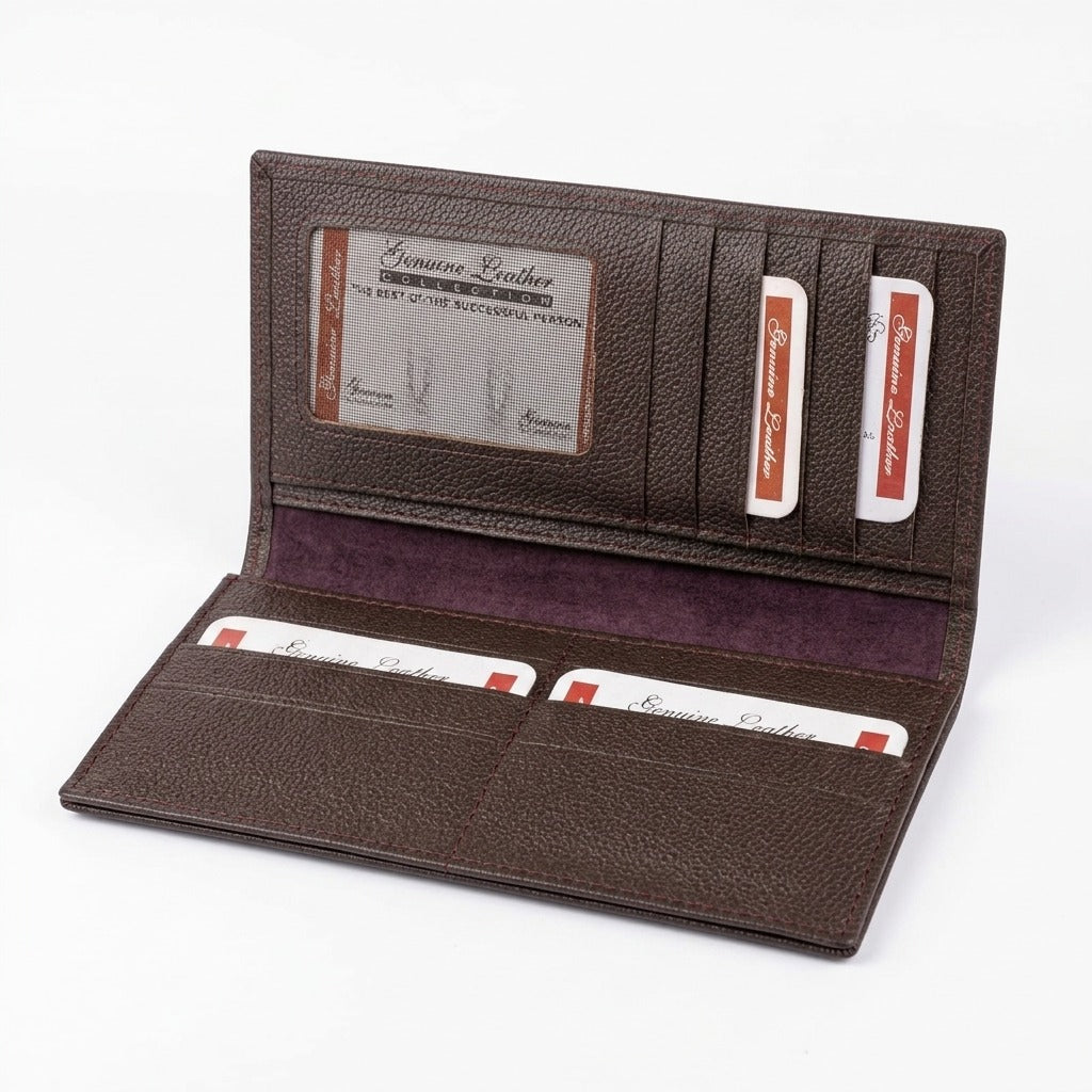 THE TFG Executive Pebble-Grain Long Wallet