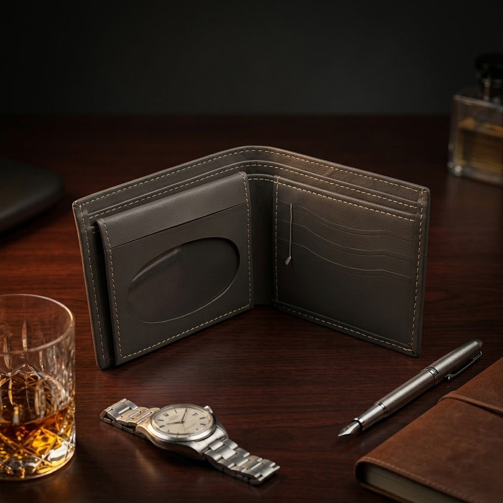 THE TFG Premium Men’s Leather Wallet –