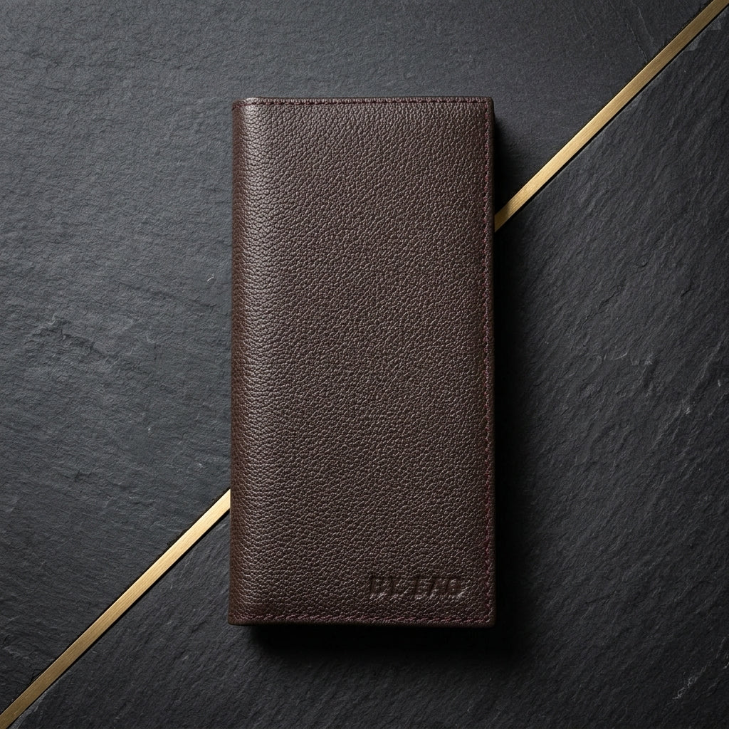 THE TFG Executive Pebble-Grain Long Wallet