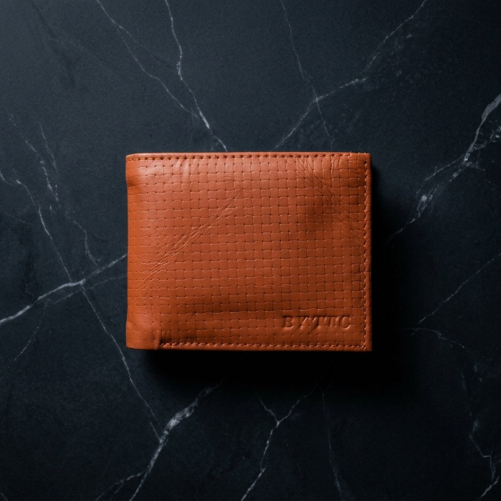 The TFG Artisan Tan Bifold | The Textured Tan Edition