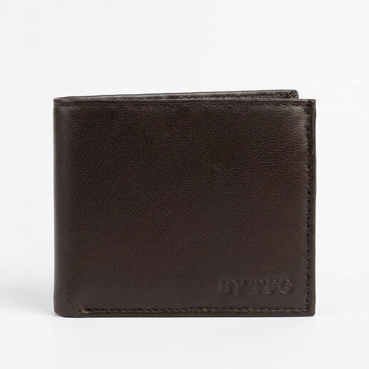 THE TFG Timeless Espresso TAN Leather Bifold