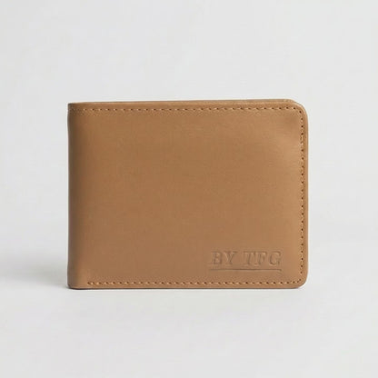 THE TFG Classic Tan Smooth Leather Bifold