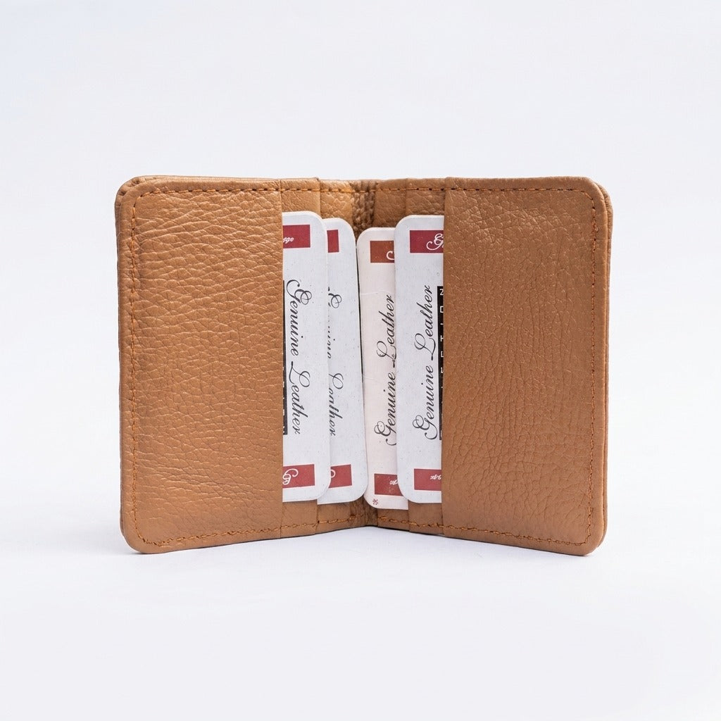 THE TFG Signature Pebble-Grain Leather Card Holder