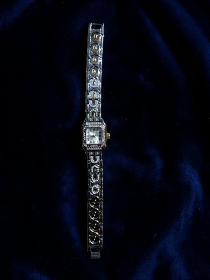 Women's Premium Perfume & Elegant Watch Gift Set For Her (ZOERA + SILVER & GOLD WATCH)