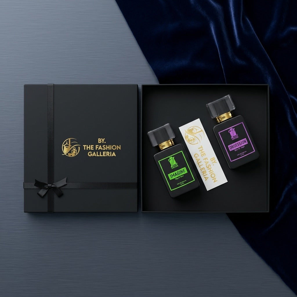 The Fashion Galleria – Premium Unisex Dual-Fragrance Gift Set( IMAGINE + OBSESSION)