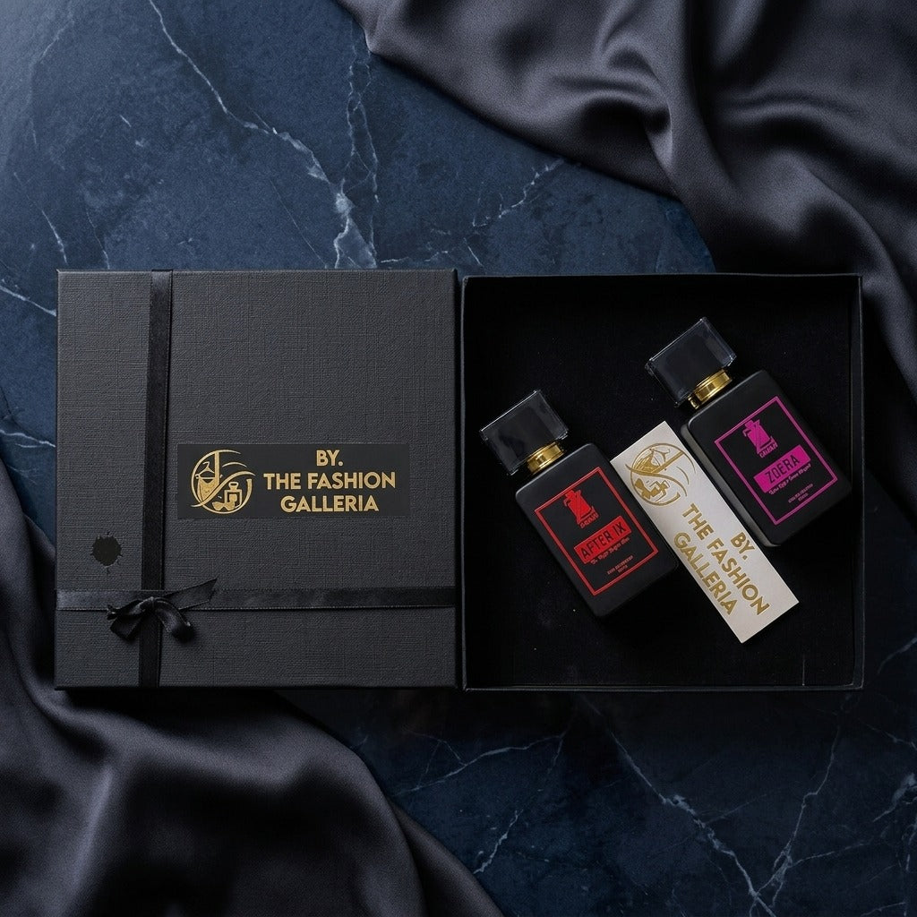 The Fashion Galleria – Premium Dual-Fragrance Gift Set (For Men & Women) (AFTER IX + ZOERA)