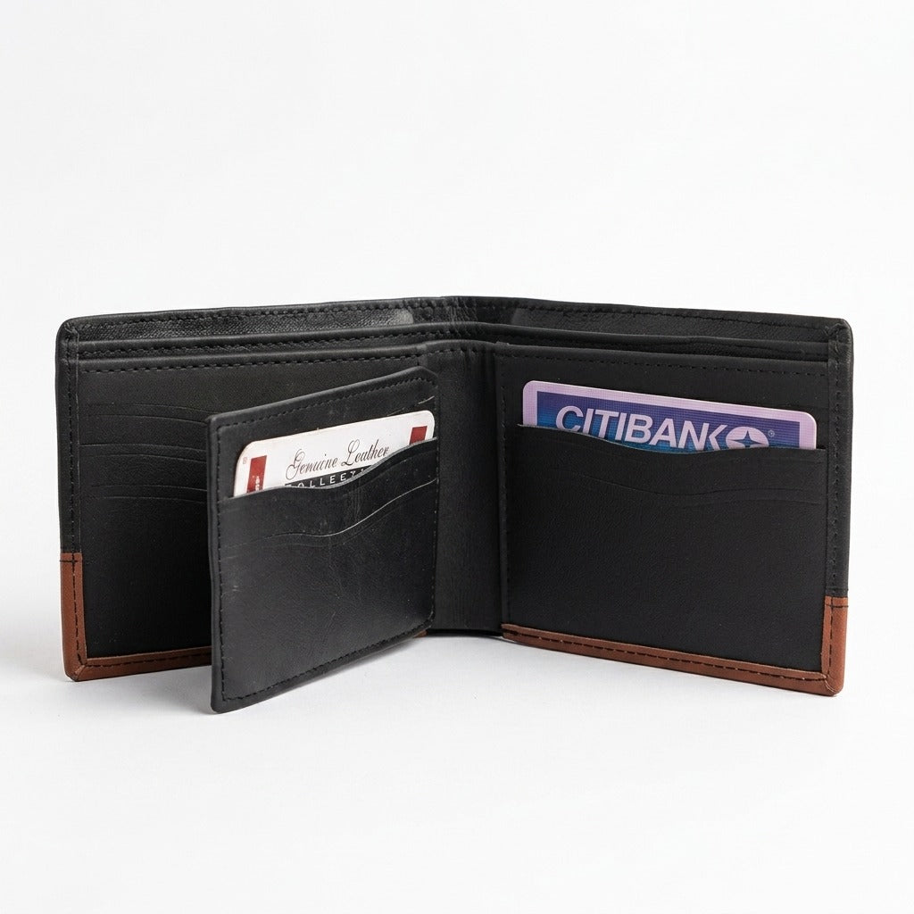 The TFG Two-Tone Leather Bifold