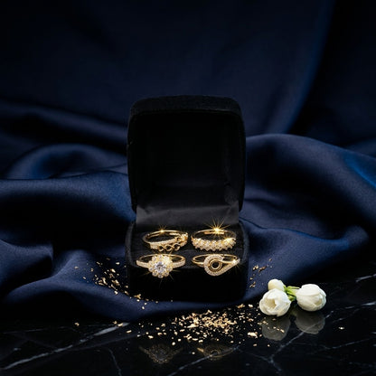 4 rings Set