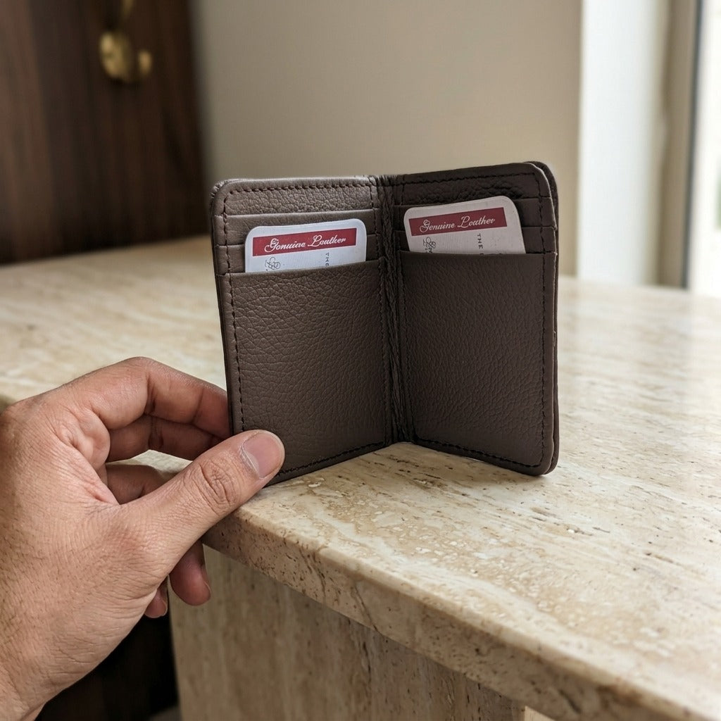 The TFG Mocha Card Case | The Essentialist Collection