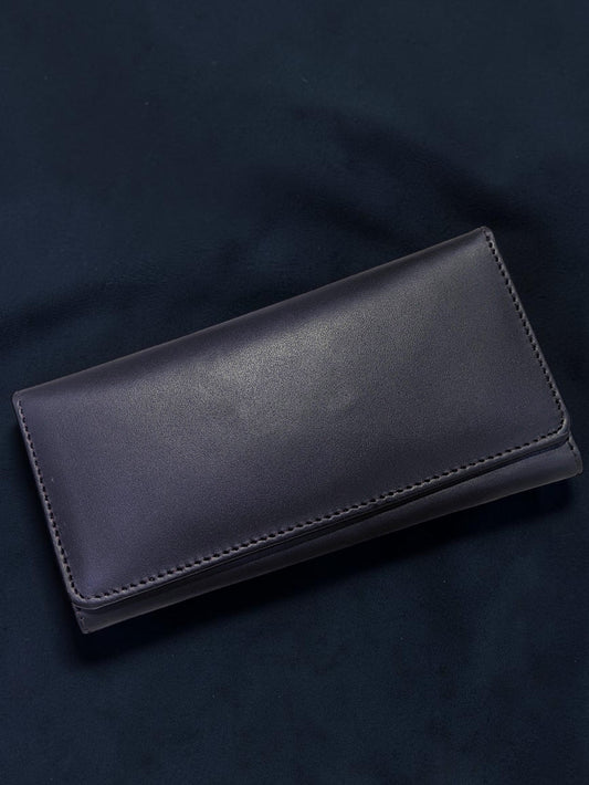 Classic Leather Continental Long Wallet For Her