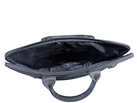 Genuine Leather Messenger & Laptop Briefcase.