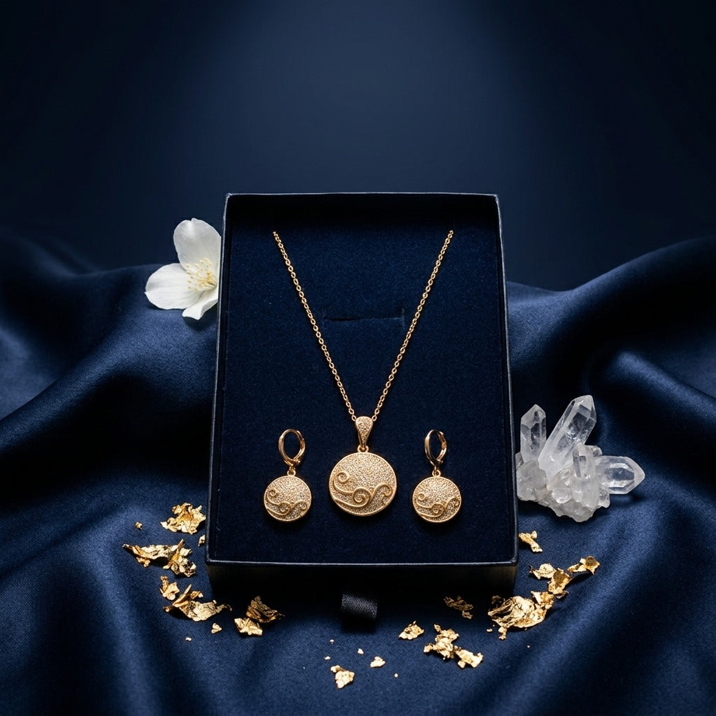 Zoera Luxury Fragrance & Gold-Tone Jewelry Gift Set