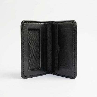 The TFG Black Pure Leather Card Holder | The Peak of Minimalism