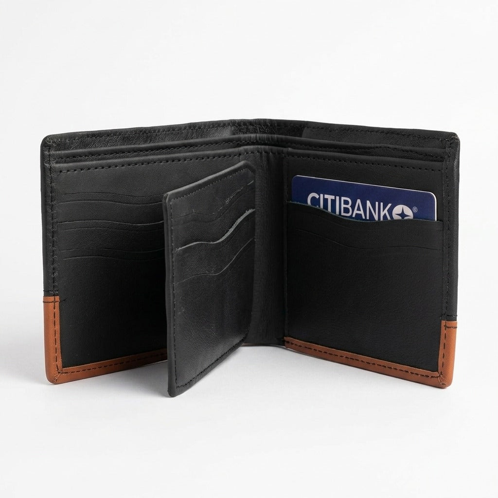The TFG Two-Tone Leather Bifold