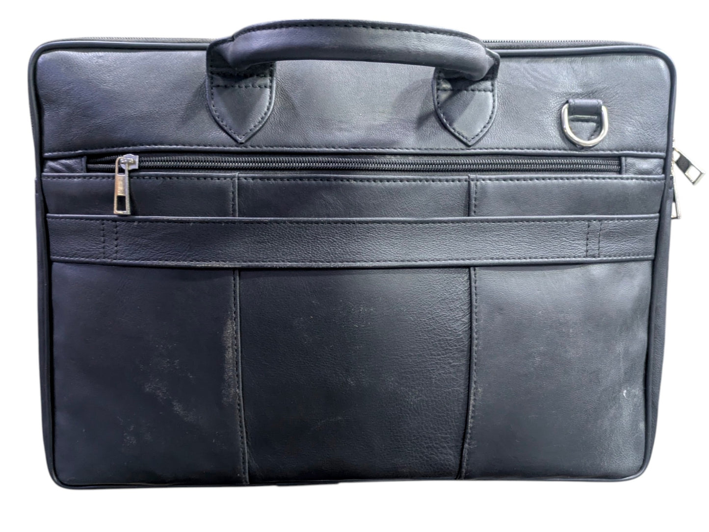 Genuine Leather Messenger & Laptop Briefcase.
