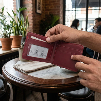 The TFG Burgundy Bifold | The Sovereign Collection