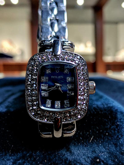 Women's Premium Perfume & Stylish Watch Gift Set For Her ( IMPERIA +  SILVER ZARCONI WATCH )