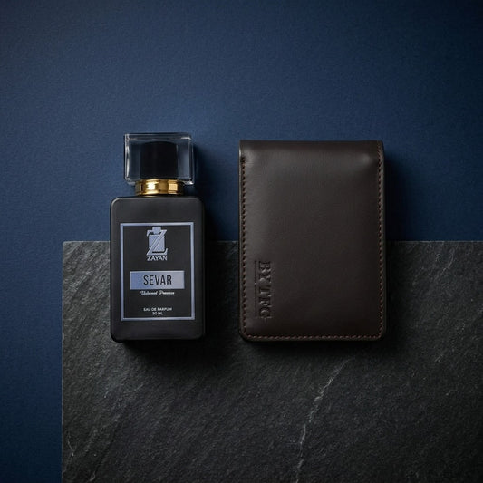 The Fashion Galleria – Ultimate Men’s Luxury Gift Set (ZAYAN SEVAR + BLACK SMART & SLIM WALLET)