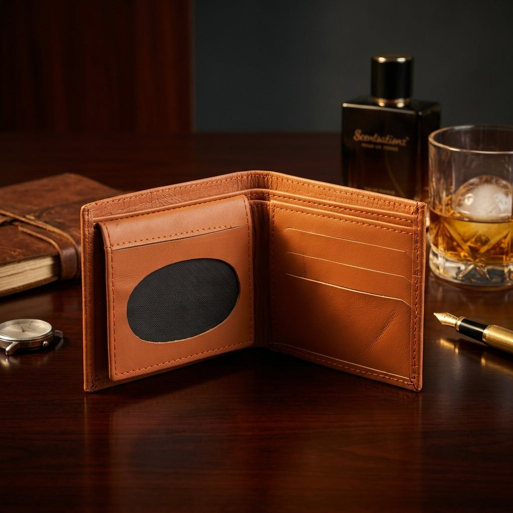 The TFG Artisan Tan Bifold | The Textured Tan Edition