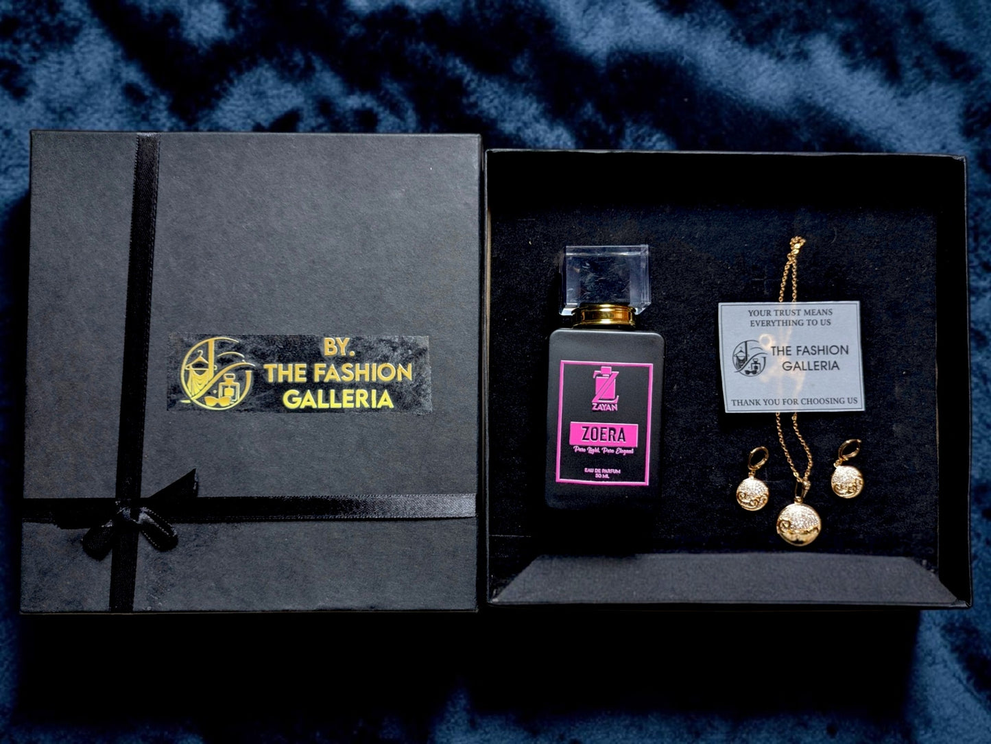Zoera Luxury Fragrance & Gold-Tone Jewelry Gift Set