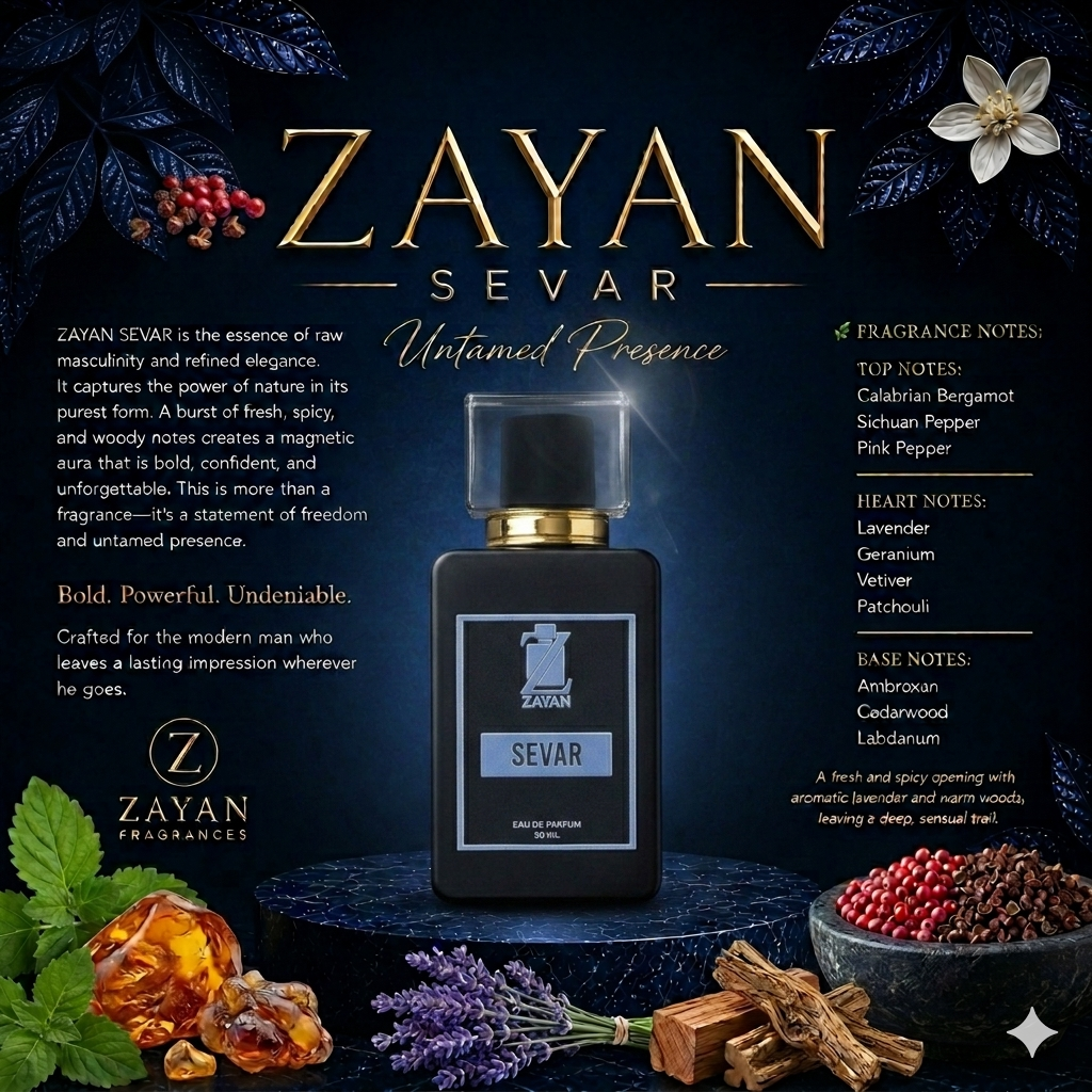 The Fashion Galleria – Ultimate Men’s Luxury Gift Set (ZAYAN SEVAR + BLACK SMART & SLIM WALLET)