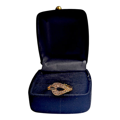 The Majestic Teardrop Crystal Ring